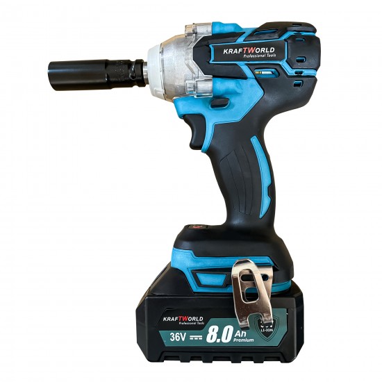 Bormasina cu impact si insurubat KraftWorld 36V 8Ah -